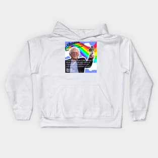 Bernie Sanders Collage inspiration homage Kids Hoodie